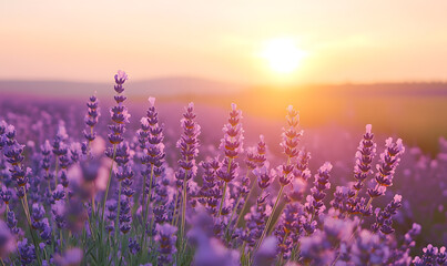 Obraz premium Dreamlike Landscapes and Mystical Gardens with Vibrant Flowers and Glowing Nature