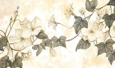 Dreamlike Landscapes and Mystical Gardens with Vibrant Flowers and Glowing Nature