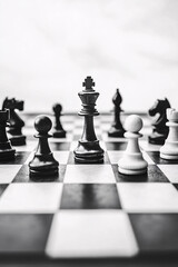 chess game strategic moment