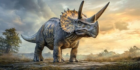 Fototapeta premium triceratops