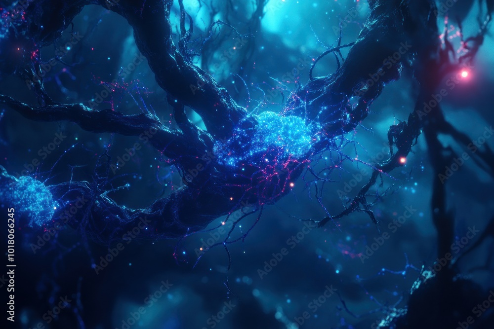 Poster stunning visualization of neural network in action