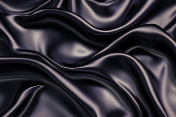 Obraz premium Smooth and Glossy Satin Texture Flowing with Elegance 