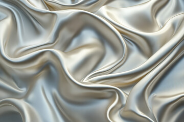 Smooth and Glossy Satin Texture Flowing with Elegance  