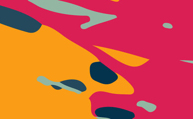 Abstract background with Untidy Shapes