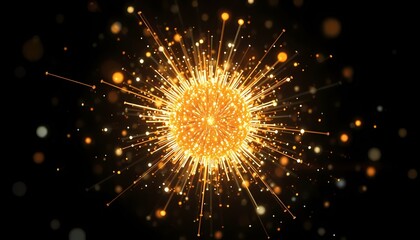 Obraz premium fireworks in the night