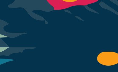Abstract background with Untidy Shapes