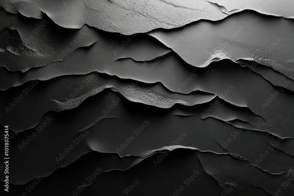 Poster dark abstract textured background with layered design