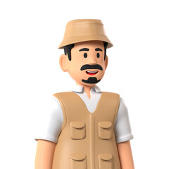 Professional Profession Profile 3D Avatar