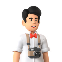 Photographer Professional Profession Profile 3D Avatar