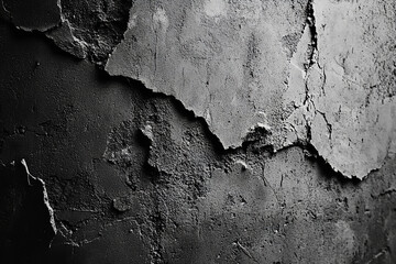 Obraz premium Monochrome Rough Concrete Texture with Rugged Surface Details 