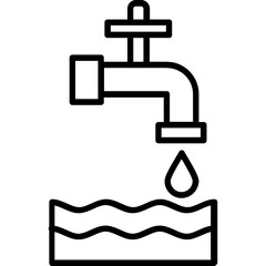 Save Water Icon