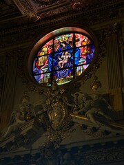 Obraz premium stained glass window