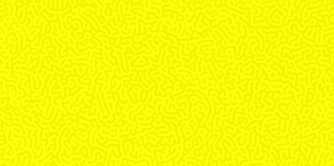 Abstract truing organic wallpaper Turing reaction diffusion monochrome seamless pattern with chaotic motion. Generative algorithm psychedelic background. Reaction-diffusion or truing pattern formation