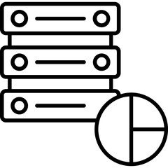 Fototapeta premium Database Icon
