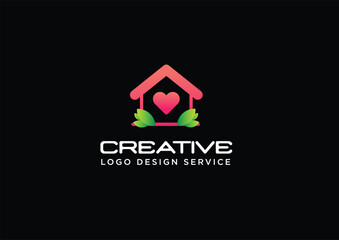 Home Care Logo or sweet home logo