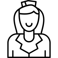 Flight Attendant Icon