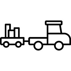Baggage Truck Icon