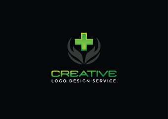 Medical logo clinic logo or care Logo