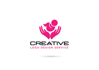 child Care Logo or baby care logo