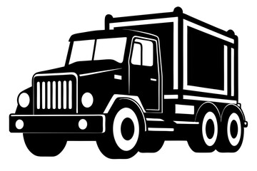 Truck Silhouette vector illustration