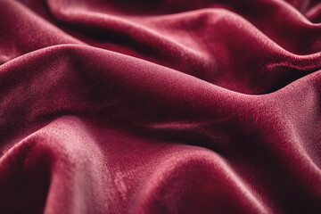 Obraz premium Luxurious Velvet Fabric Close-Up in Rich Color 