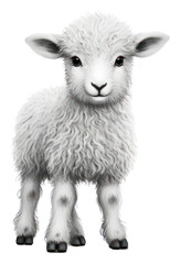 Fototapeta premium PNG Baby sheep livestock animal mammal.