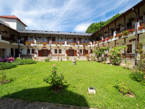 Interior of Arnota Monastery, Oltenia region, Romania