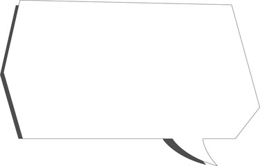 角ばった_吹き出し①