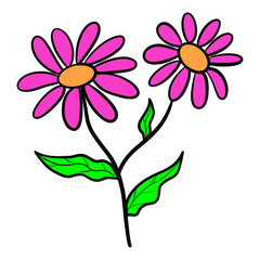 Various flower design that can be used as illustrations to complement your work.