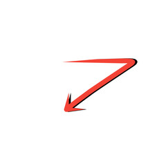 red down arrow design