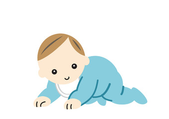起き上がる赤ちゃん