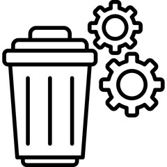Waste Bin Icon