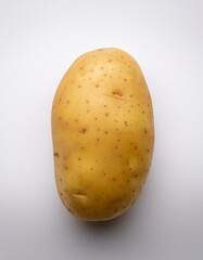 Potato, isolated on a clean white background