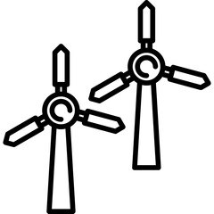 Wind Energy Icon