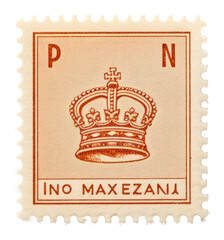 Obraz premium PNG Postage stamp mockup text document passport.