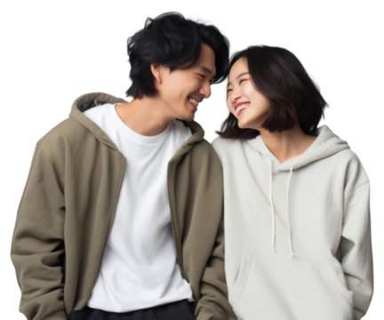 PNG Couple hugging adult white background togetherness. - Powered by Adobe