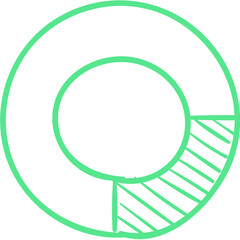 Business infographics icons with different diagram vector illustration. Abstract data visualization, marketing charts and graphs. Business statistics, planning and analytics, forecasting growth rates