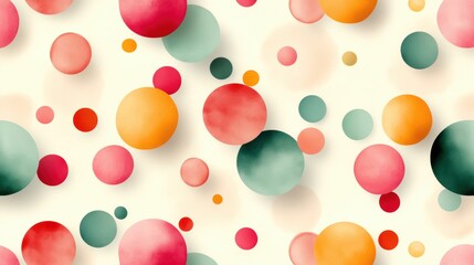 Colorful abstract circles on a white background, perfect for creative design projects.