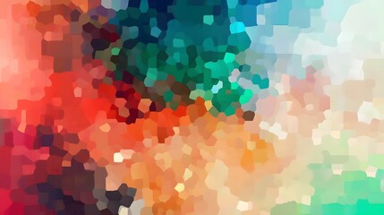 Abstract Colorful Geometric Mosaic Background Pattern