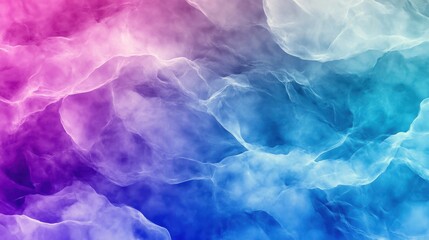 Colorful smoke pattern with shades of purple and blue, abstract background.