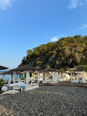 Fototapeta premium houses on the beach