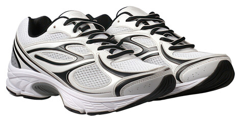 PNG Sports shoes footwear white shoelace.