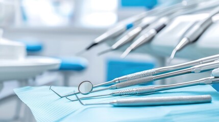 Precision Dental Examination in Modern Clinic with Natural Lighting | Calm Atmosphere during Dentist Visit