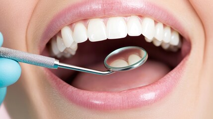 Bright Smile Ahead: Dentist Discussing Teeth Whitening Options with Patient in Clean Clinic Setting