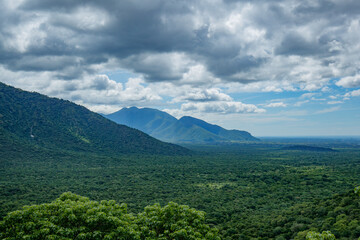 Obraz premium mountains and clouds