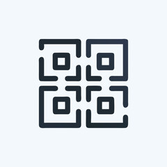 qr code vector art image.