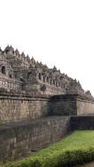 Side view of Borobudur Temple