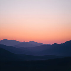 Obraz premium sunrise in the mountains