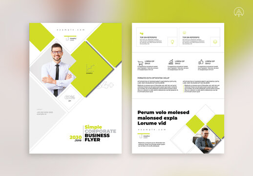 Simple Corporate Business Flyer Template