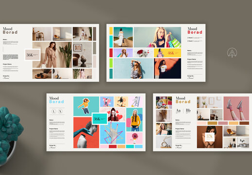 Minimal Mood Borad Template